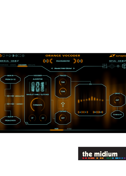 Zynaptiq Orange Vocoder IV multi-algorithm vocoder plugin (download)